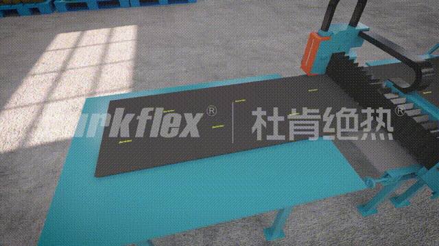 ▲尊龙凯时绝热橡塑保温风管整片式密封施工手艺